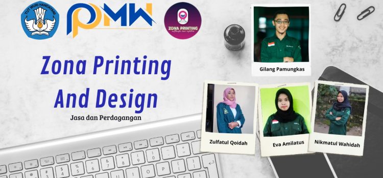 Semula Hobi Jadi Profesi, ZONA Printing and Design Lolos Pendanaan P2MW 2022